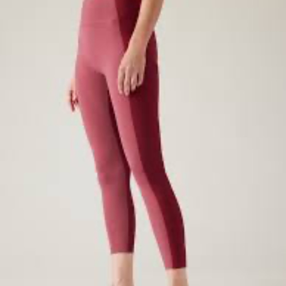 NWT Athleta transcend colorblock tights